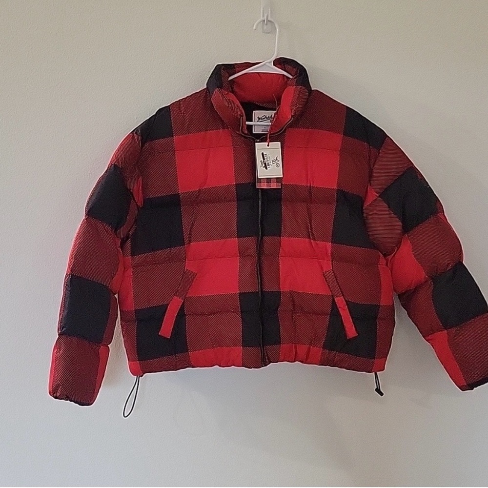 Woolrich Red and Black Plaid Jacket